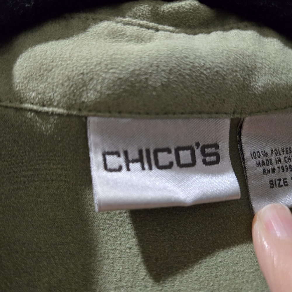 Chico's Olive Green Jacket